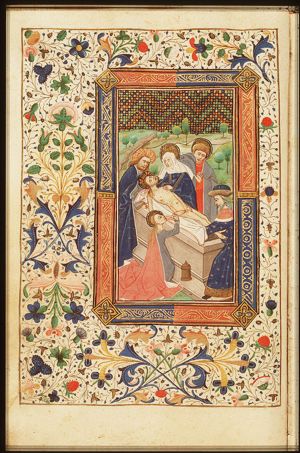 The entombment of Christ