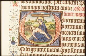 Pietà: Mary mourning the dead Christ