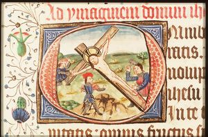 The Crucifixion: Christ is nailed to the cross