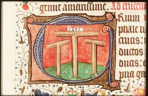 The three crosses on Golgotha