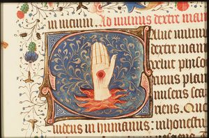 Christ's stigmata: the right hand