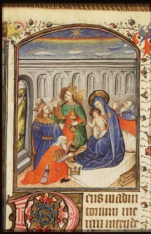 The adoration of the Christ-child by the Magi