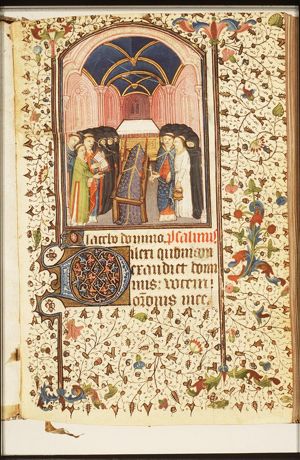 A funeral service in a church