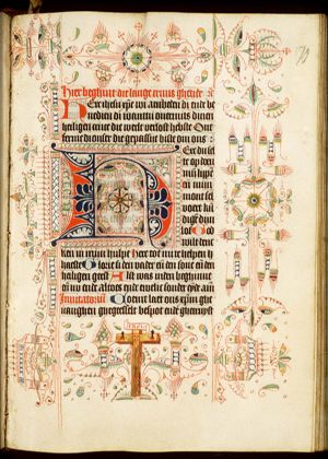 The cross with the three nails