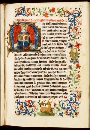 The Trinity: God the Father holding the crucifix (Mercy-Seat)