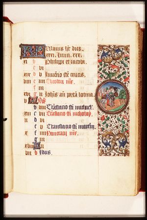 May: two falconers