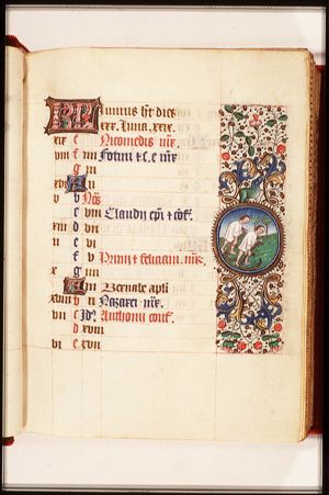 June: men making hay