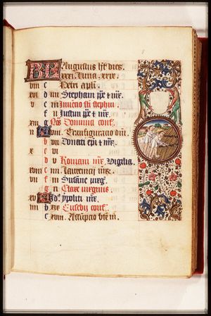 August: men threshing