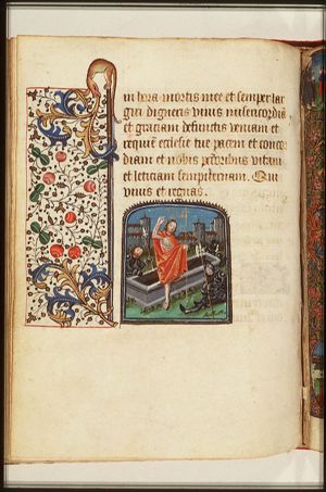 The Resurrection: Christ steps out of his tomb
