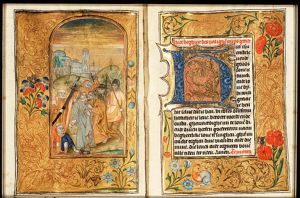 The arrest of Christ: the kiss of Judas; the ear of Malchus cut off by St. Peter
