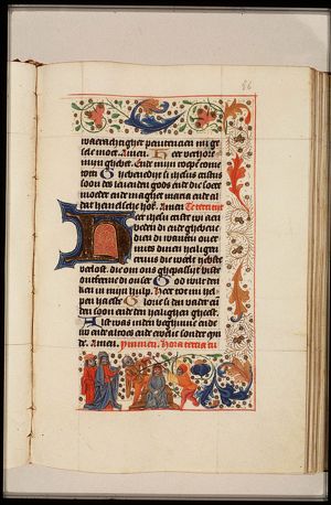The tortures of Christ: Christ is crowned with thorns
