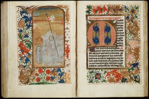 Harrowing of Hell: Christ leaves hell and liberates the souls