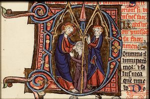 Christ heals a man born blind