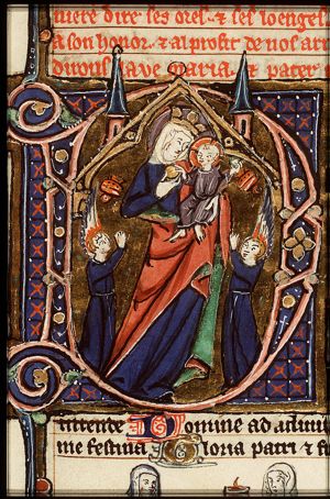 Madonna: Mary holding the Christ-child