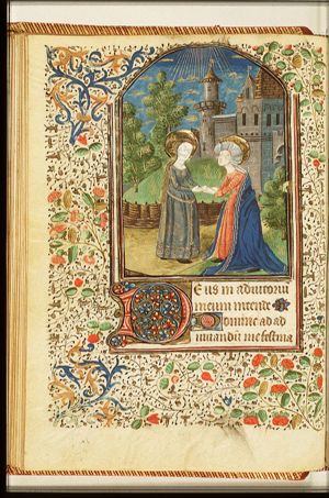 The Visitation: Mary meets St. Elisabeth