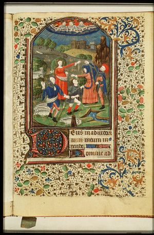 Annunciation of Christ's birth to the shepherds