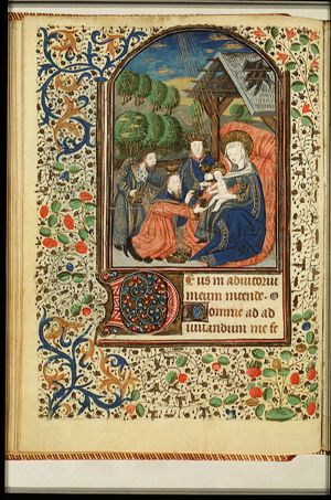 The adoration of the Christ-child by the Magi