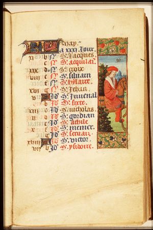May: a man on horseback