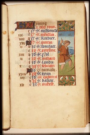 June: a man making hay