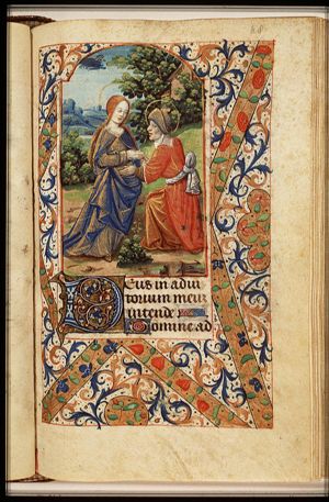 The Visitation: Mary meets St. Elisabeth