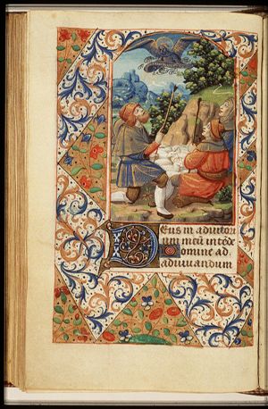 Annunciation of Christ's birth to the shepherds