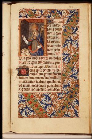 St. Nicholas, Bishop of Myra, and the three children in the tub