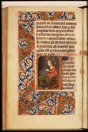 St. Margaret of Antioch emerging from the dragon
