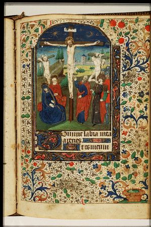 The Crucifixion, with Mary, St. John, the confessing centurion and soldiers