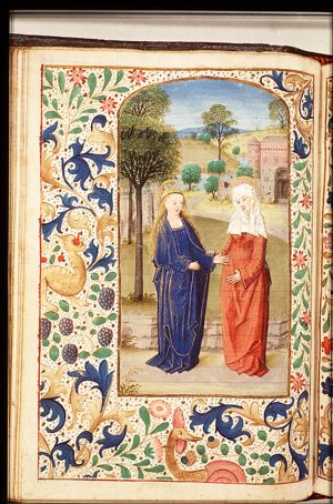 The Visitation: Mary meets St. Elisabeth