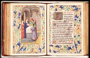 The presentation in the temple: Mary presents the Christ-child to Simeon