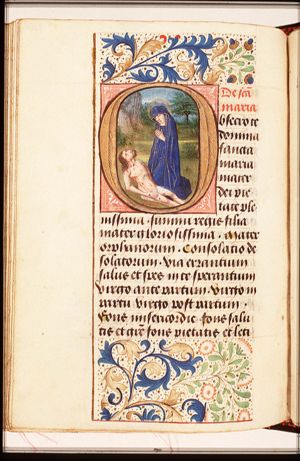 Pietà: Mary mourning the dead Christ