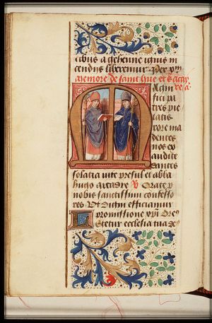 St. Hugh, Bishop of Grenoble, and St. Acharius, Bishop of Noyon