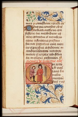 St. Ives of Brittany, accepting a poor man's petition
