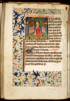 The Evangelist St. John holding the poisoned chalice