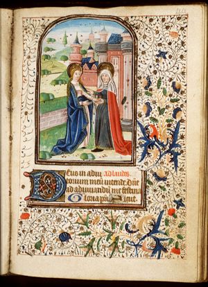 The Visitation: Mary meets St. Elisabeth