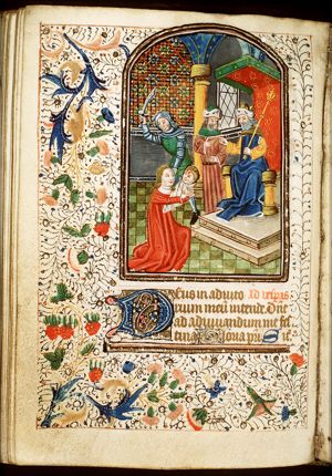 The massacre of the Innocents: Herod's men kill the newborn boys of Bethlehem