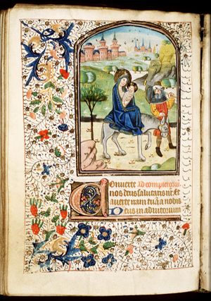The Flight into Egypt: Mary, St. Joseph and the Christ-child on their way