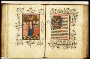 Pentecost: the Holy Spirit descends upon Mary and the apostles