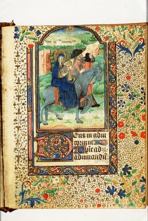The Flight into Egypt: Mary, St. Joseph and the Christ-child on their way