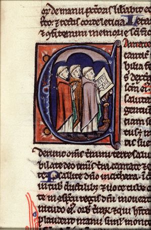 Monks singing