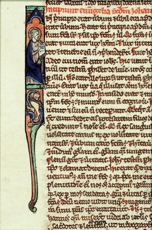 The Evangelist St. John writing