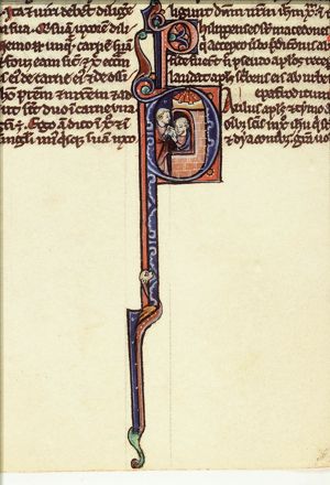 St. Paul gives a letter to a messenger