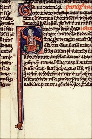 The Evangelist St. John holding a book