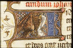 The symbol of the Evangelist St. John: the eagle