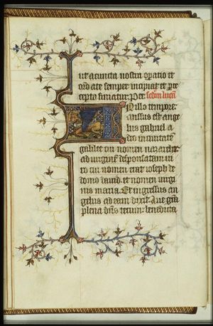 The symbol of the Evangelist St. Luke: the ox