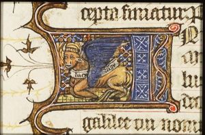 The symbol of the Evangelist St. Luke: the ox