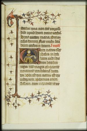 The symbol of the Evangelist St. Matthew: the angel
