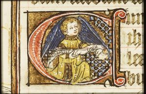 The symbol of the Evangelist St. Matthew: the angel