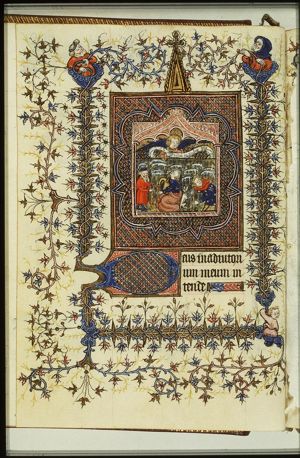 Annunciation of Christ's birth to the shepherds