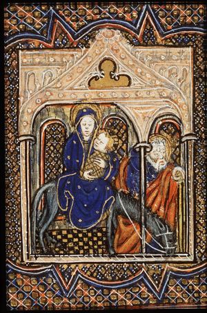 The Flight into Egypt: Mary, St. Joseph and the Christ-child on their way